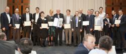 MPE Awards 2013 - winners on stage